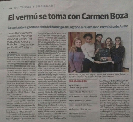 Ayer con la prensa… VERMÚSICA DE AUTOR